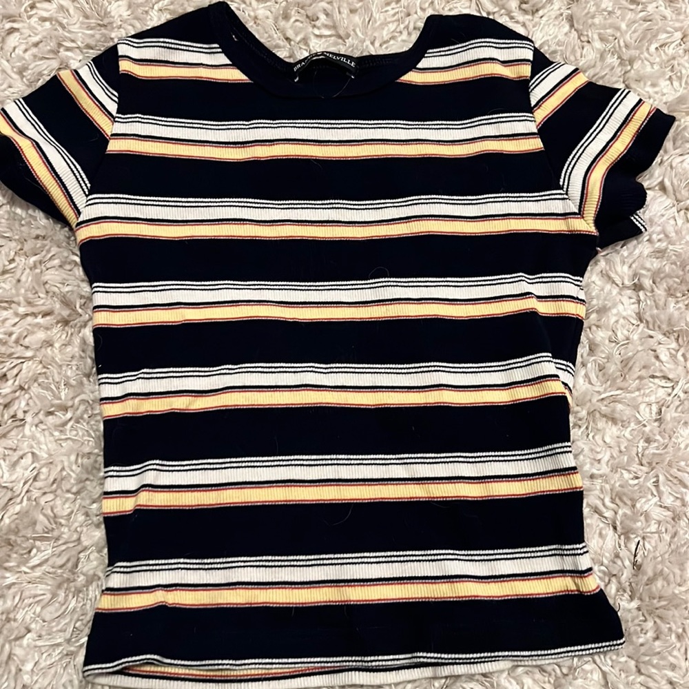 Brandy Melville ribbed tee, one size